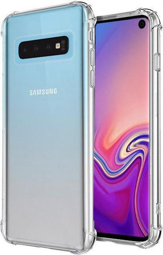 Samsung Galaxy S10 Hoesje - Transparant - Anti-Shock Hybrid Back Cover