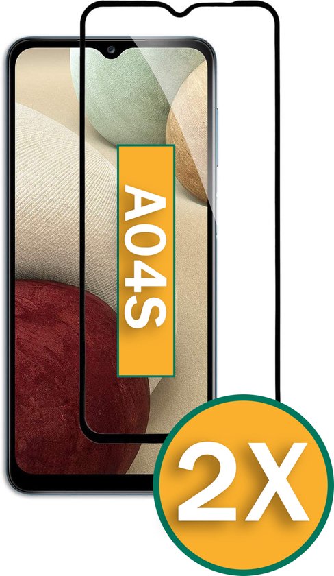 Samsung Galaxy A04s Screen Protector - Full Cover - 2 Pieces
