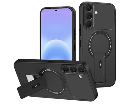 Samsung Galaxy A56 Hoesje - Zwart - Siliconen MagSafe Back Cover