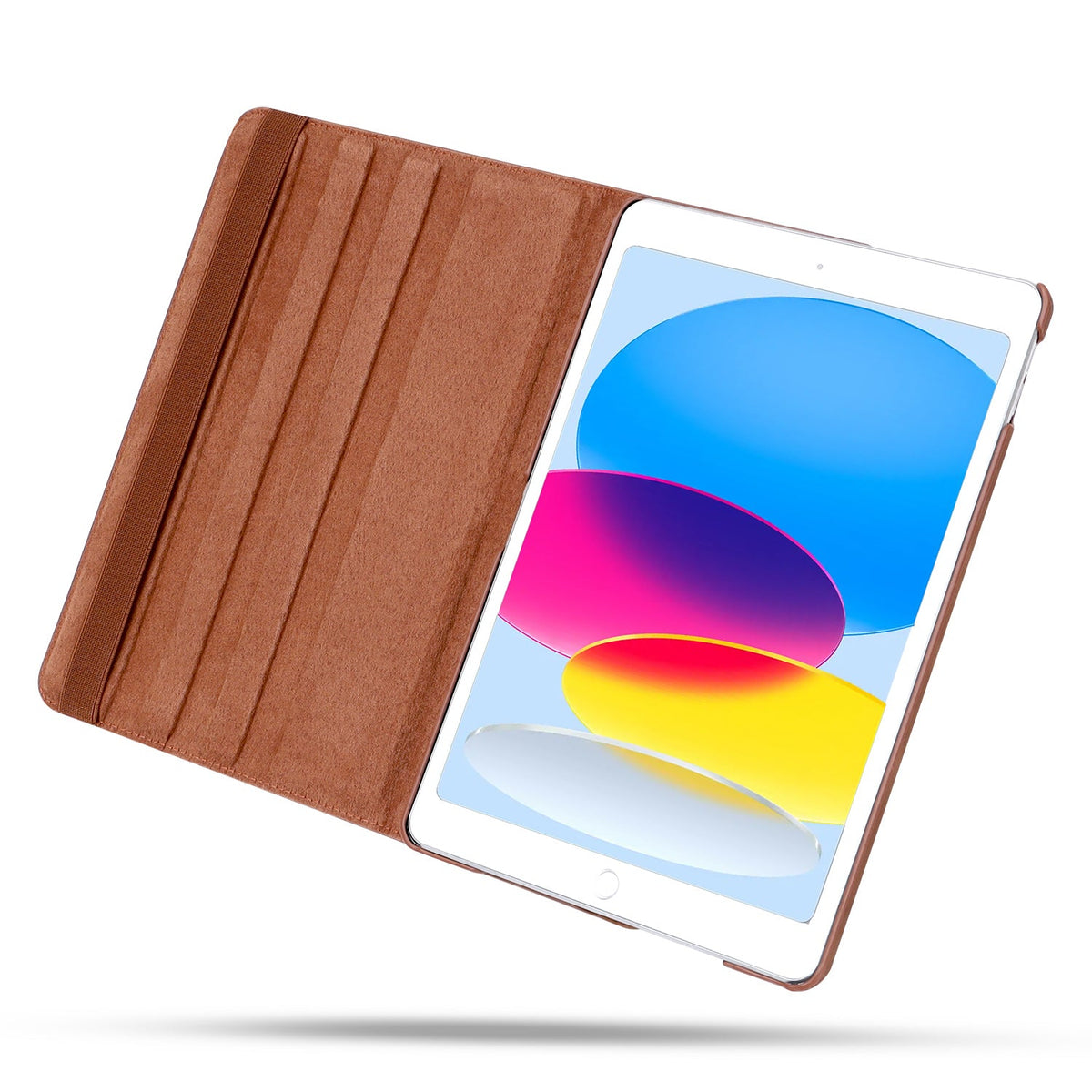 Apple iPad 7 10.2 (2019) Tablethoes - Sienna Brown - Draaibare Bookcase