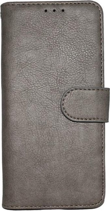 Samsung Galaxy S10+ Hoesje - Grijs - Luxe Bookcase