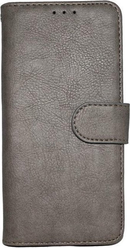 Samsung Galaxy S10+ Hoesje - Grijs - Luxe Bookcase