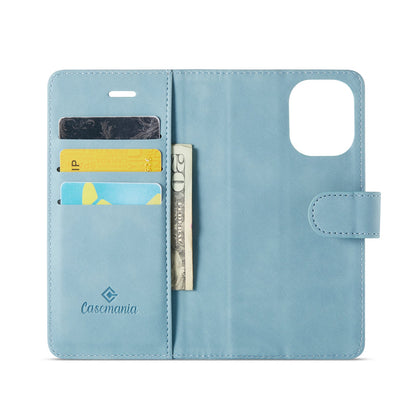 Apple iPhone 16 Hoesje - Aqua Blue - 2 in 1 Bookcase