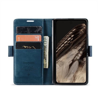 Google Pixel Fold Hoesje - Navy Blue - Bookcase