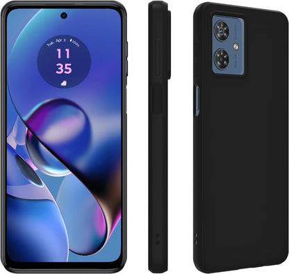 Motorola Moto G54 Hoesje - Zwart - Siliconen Back Cover