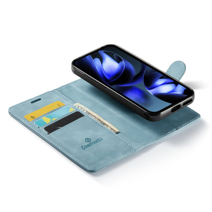 Google Pixel 9a Hülle - Aqua Blue - 2-in-1 MagSafe-Klapphülle mit Kartenfach