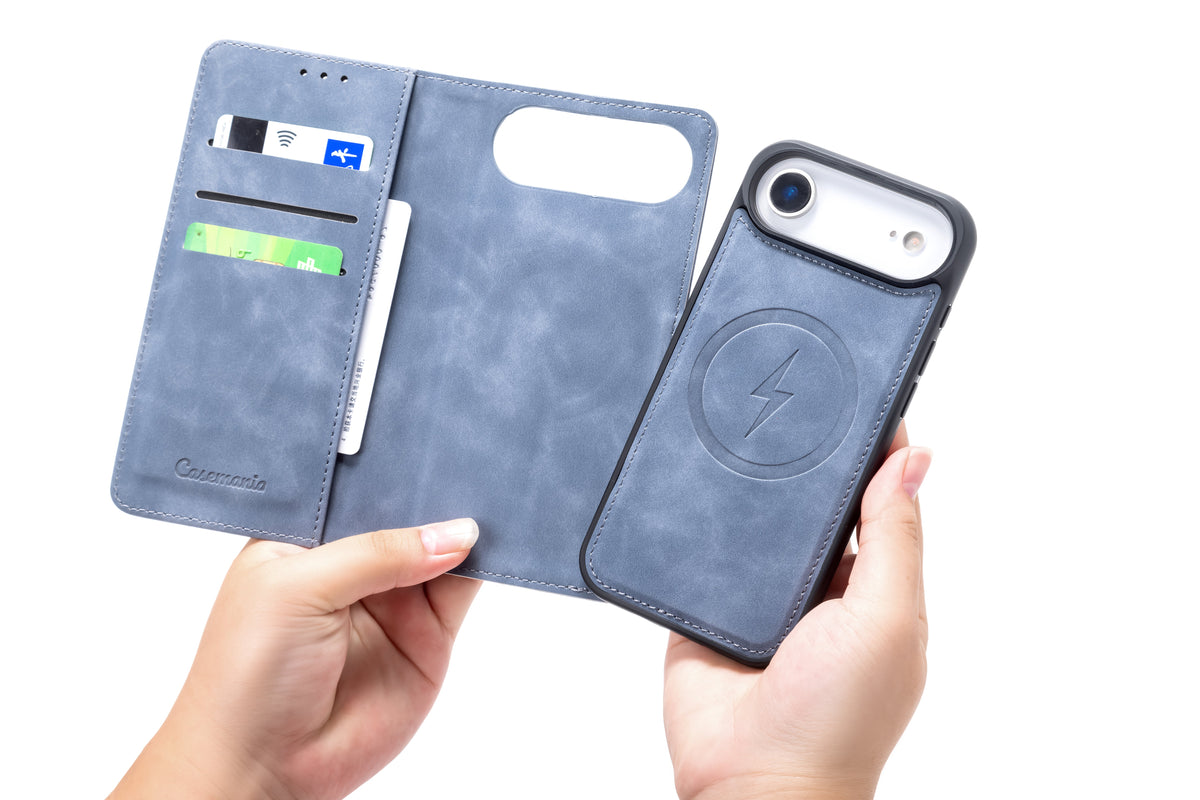 Apple iPhone Air Hoesje - Shadow Gray - 2 in 1 MagSafe Bookcase