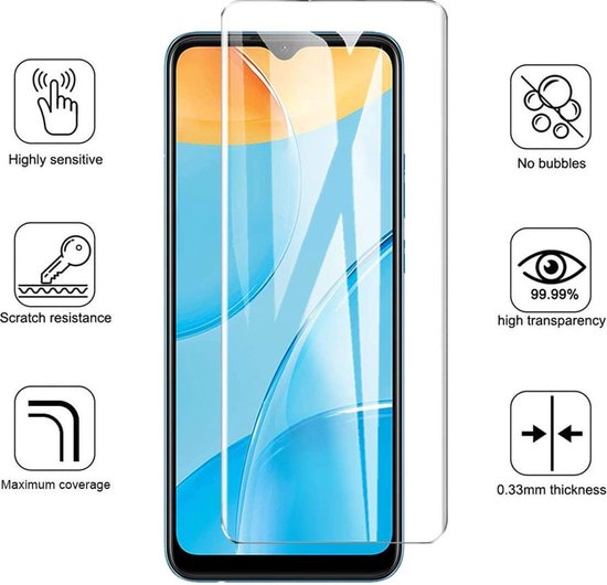 Oppo A15s / A15 Screenprotector - Tempered Glass - 2 Stuks