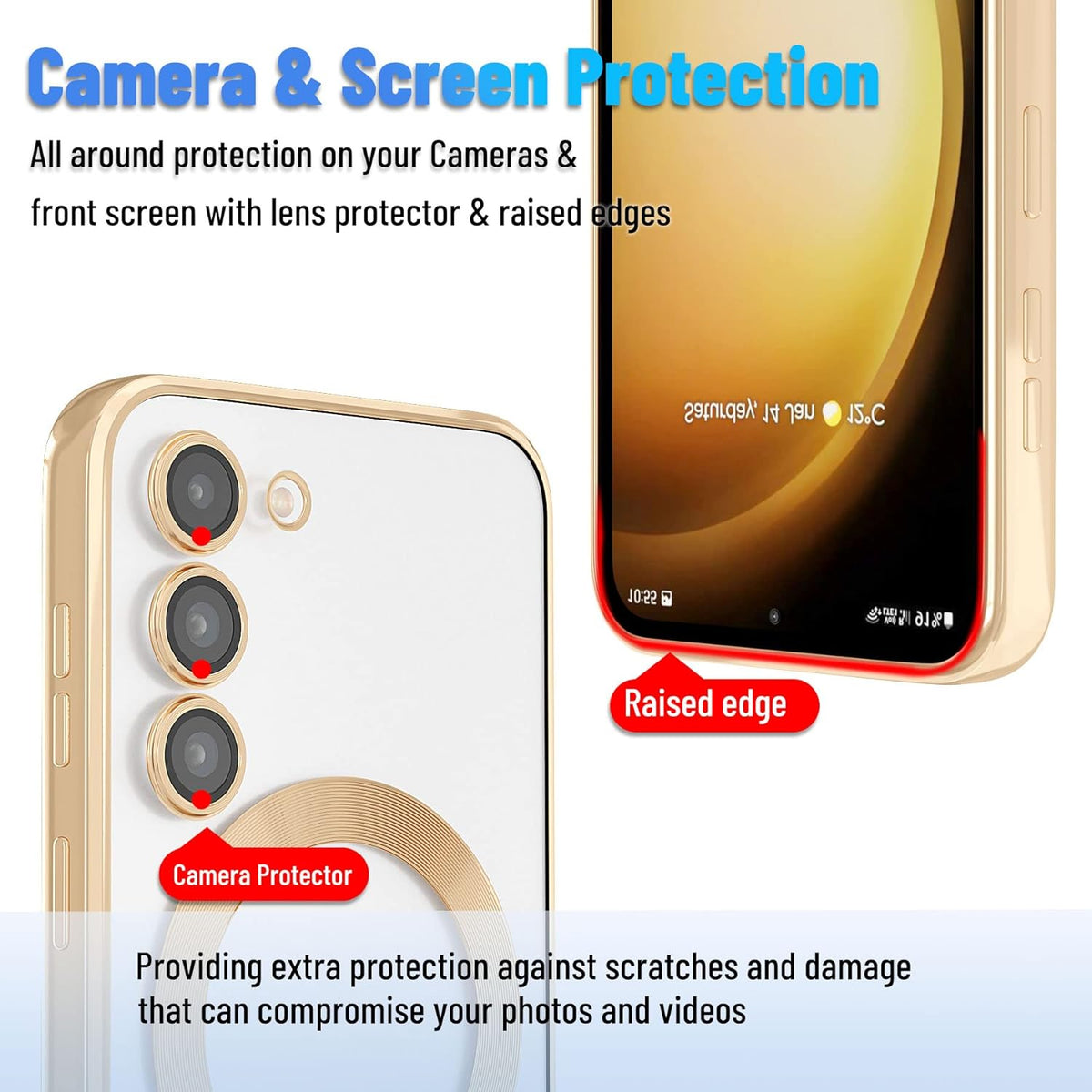Samsung Galaxy S24 Plus Hoesje - Goud - Siliconen MagSafe Back Cover
