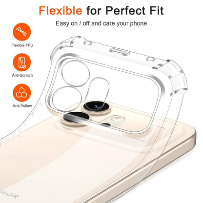 Honor 600 5G Hoesje - Transparant - Anti-Shock Back Cover