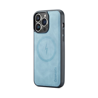 Apple iPhone 15 Plus Case - Aqua Blue - 2-in-1 MagSafe Wallet Case