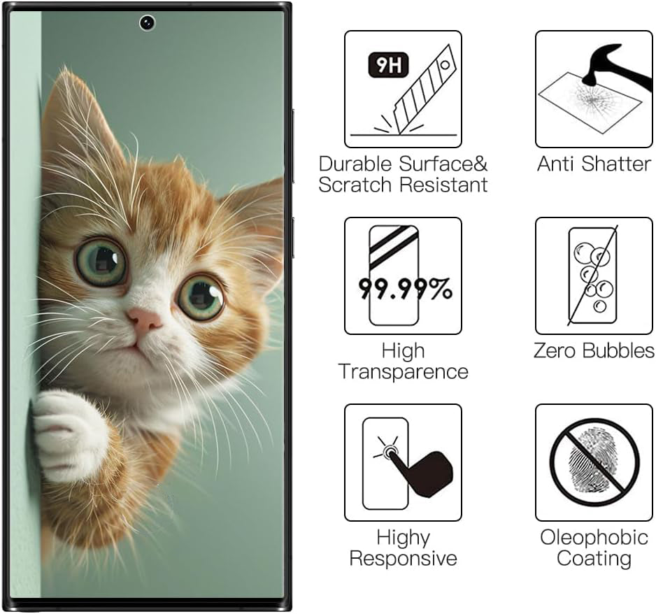 Samsung Galaxy S25 Ultra Screenprotector - Full Cover - 1 Stuk