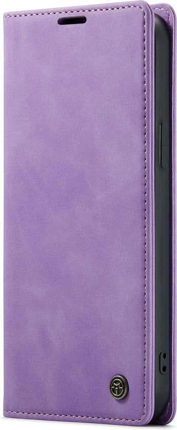 Apple iPhone 13 Hoesje - Bright Lila - Dunne Bookcase