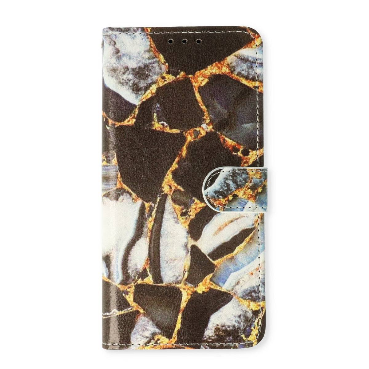Samsung Galaxy A26 Hoesje - Marmer Zwart - Print Bookcase