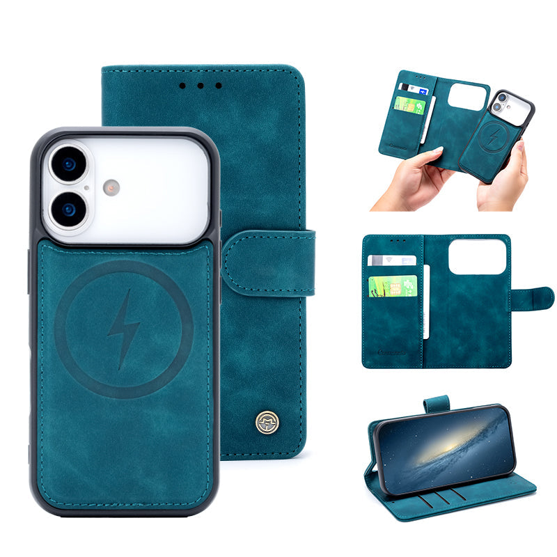 Apple iPhone 18 Pro Max Hoesje - Emerald Green - 2 in 1 MagSafe Bookcase