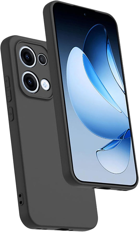 Oppo Reno 13 Hoesje - Zwart - Siliconen Back Cover