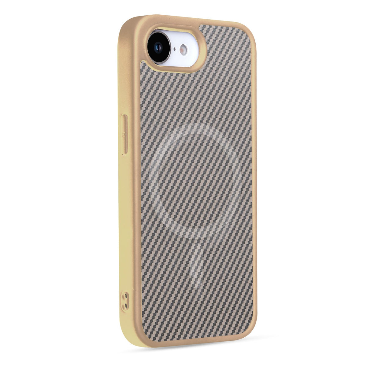 Apple iPhone 17e Hoesje - Goud - Carbon MagSafe Back Cover