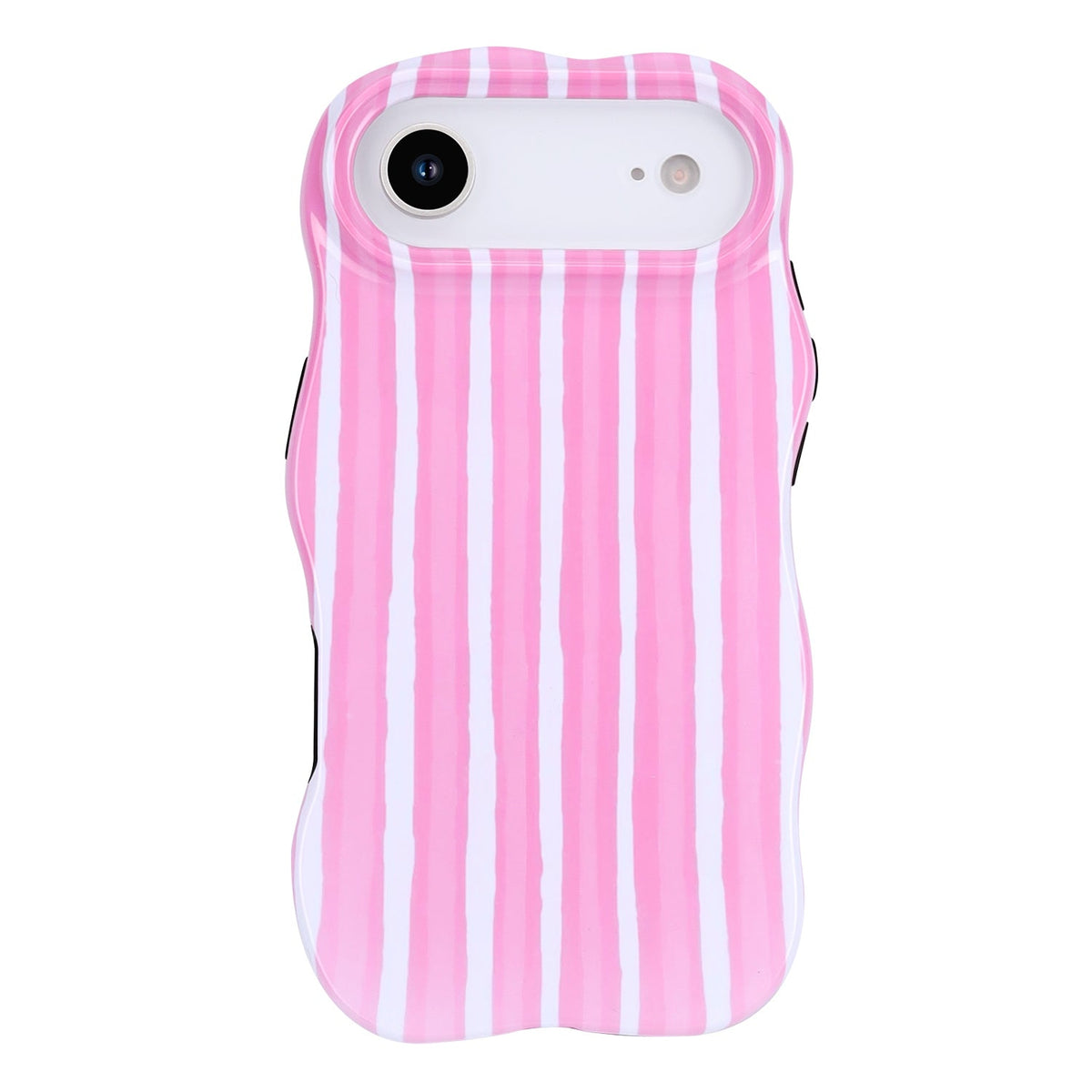 Apple iPhone Air Hoesje - Roze - Wave Edge Back Cover