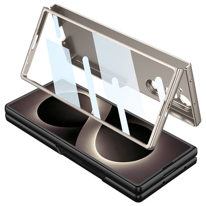 Samsung Galaxy Z Fold8 Ultra Hoesje - Zilver - Ultradun Back Cover met Ingebouwde Screenprotector