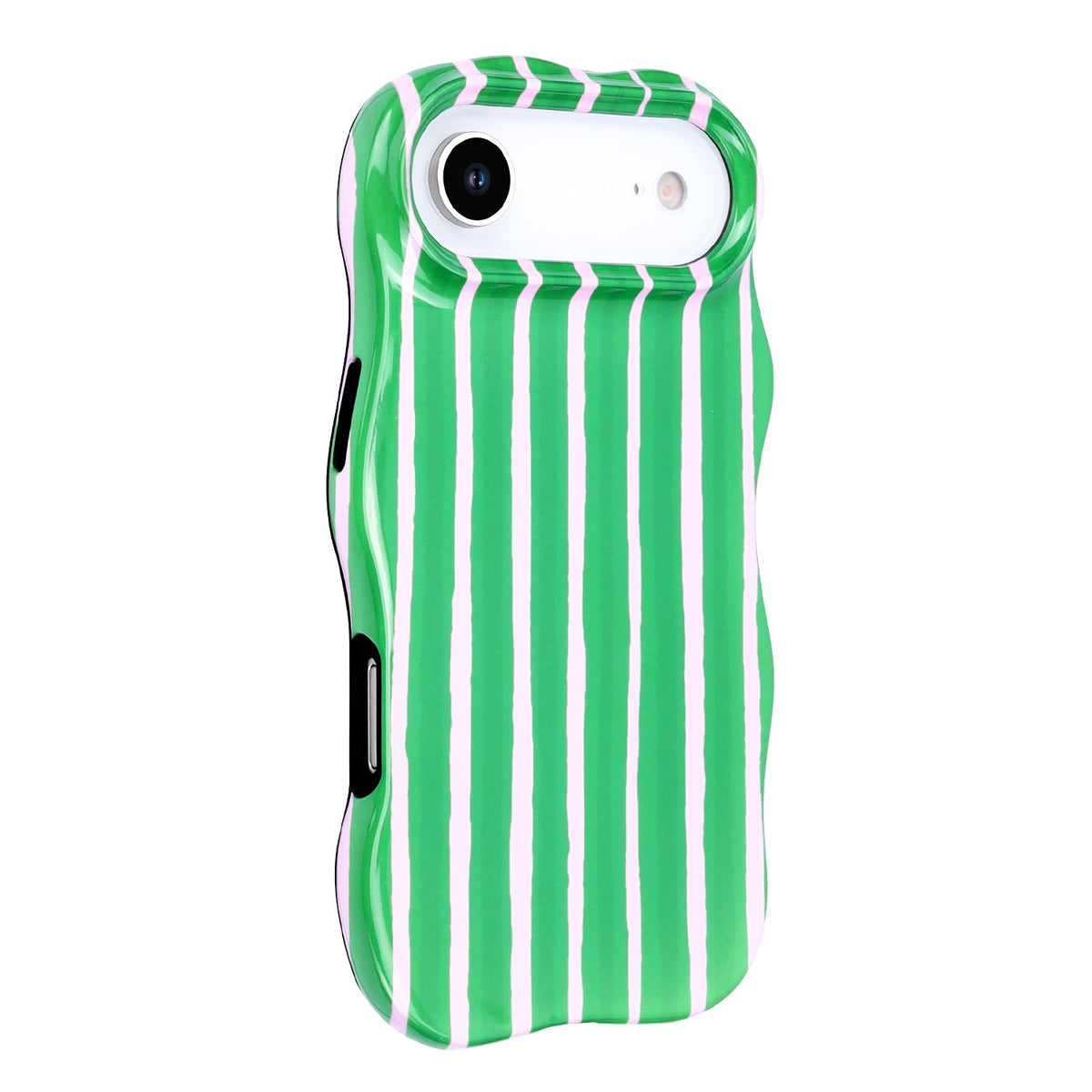 Apple iPhone Air Hoesje - Groen - Wave Edge Back Cover