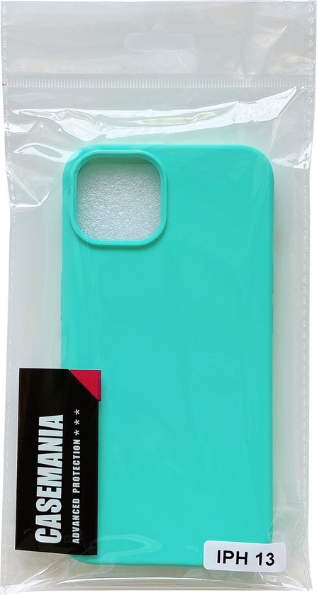 Apple iPhone 13 Hülle - Türkis - Starkes Silikon Backcover
