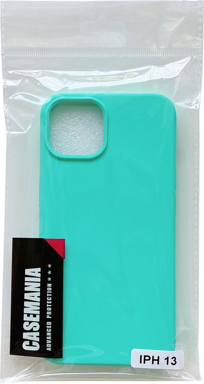 Apple iPhone 13 Hülle - Türkis - Starkes Silikon Backcover