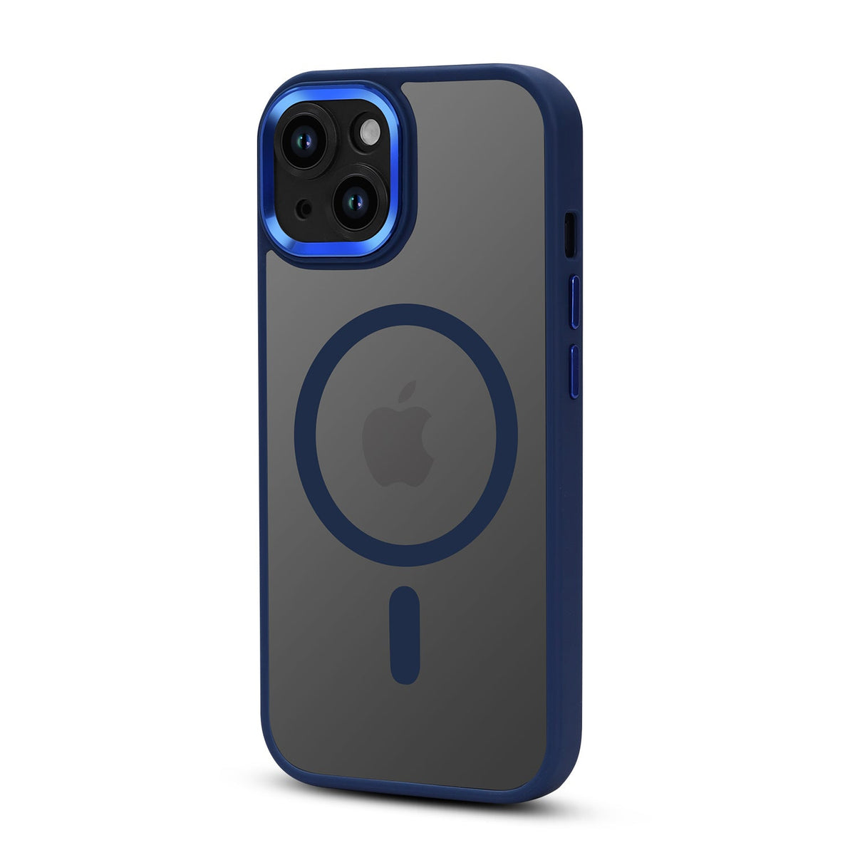 Apple iPhone 15 Hoesje - Blauw - Bumper MagSafe Back Cover