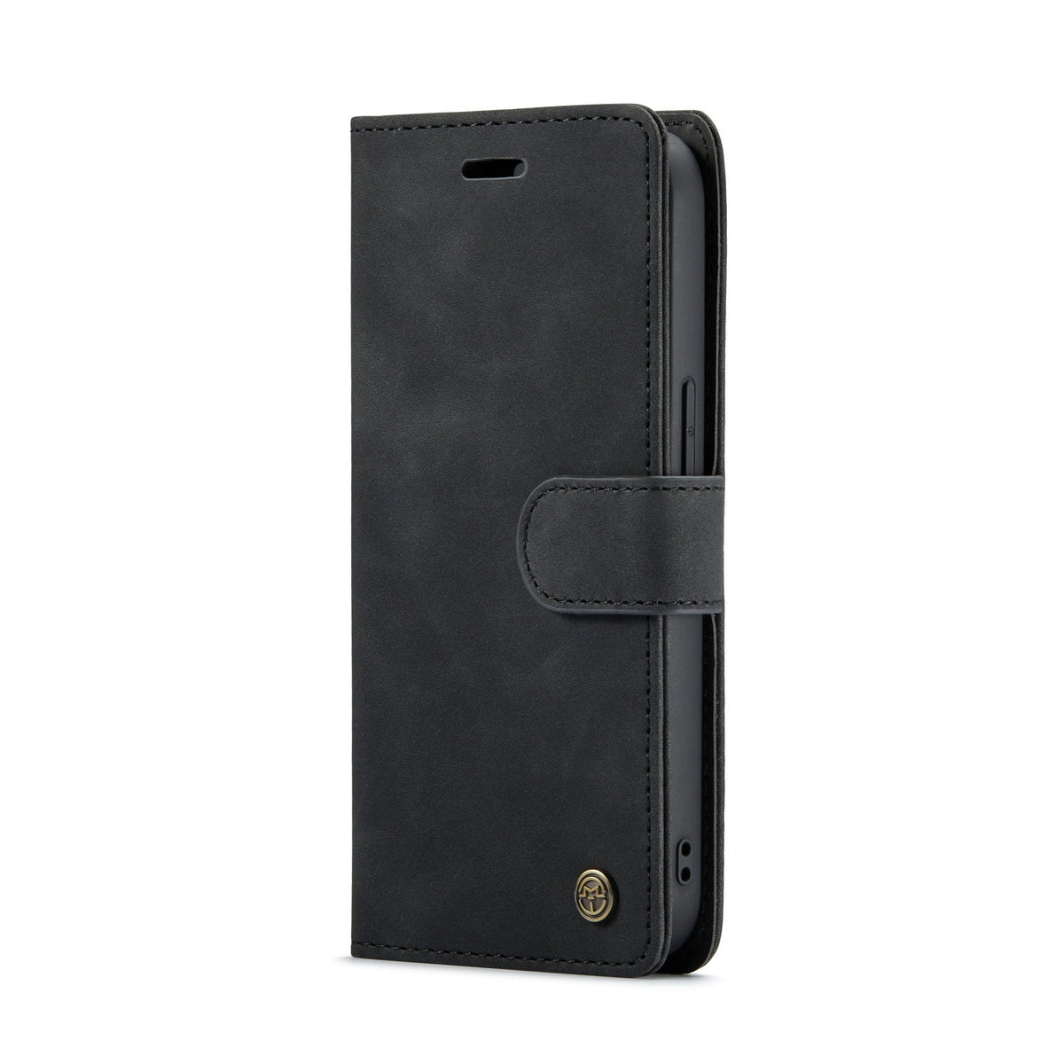iPhone 15 Hoesje - Charcoal Gray - 2 in 1 Bookcase