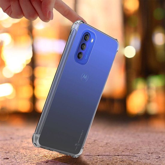 Coque Motorola Moto G51 5G - Transparente - Étui arrière hybride antichoc
