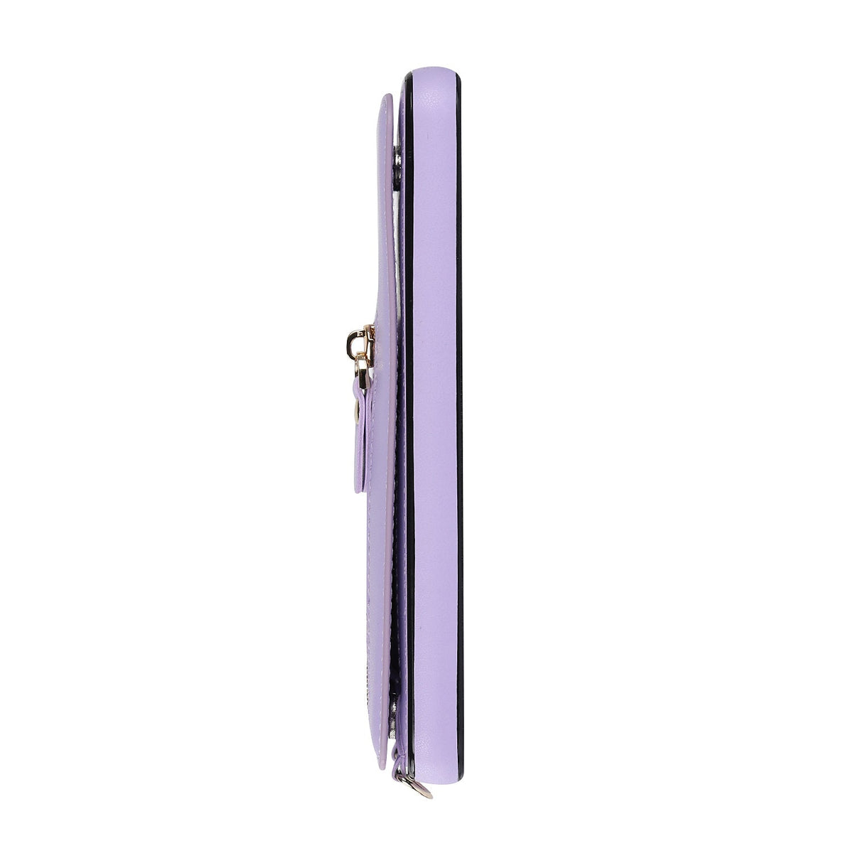 Apple iPhone 16 Plus Hoesje - Paars - Luxe Back Cover met Telefoonkoord en Rits