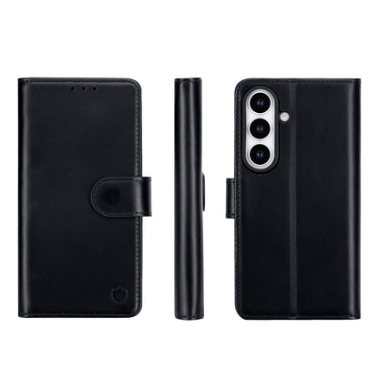 Étui pour Samsung Galaxy S26 - Noir Onyx - Étui portefeuille en cuir véritable