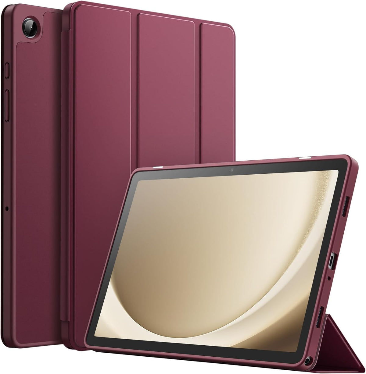 Samsung Galaxy Tab A9 Plus Tablet Case - Wine Red - Smart Cover