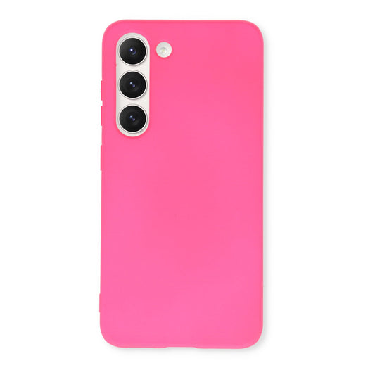 Samsung Galaxy S23 Plus Hülle - Neonrosa - Silikon-Backcover