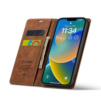 iPhone 16e Case - Sienna Brown - Slim Wallet Case