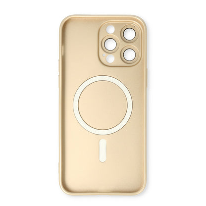 Apple iPhone 13 Pro Hoesje - Goud - Matte Siliconen MagSafe Back Cover
