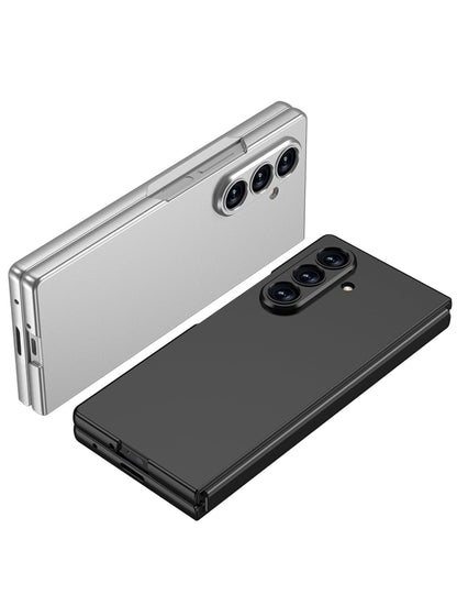 Samsung Galaxy Z Fold8 / Fold 7 Case - Black - Ultra-Thin Back Cover with Built-in Screen Protector