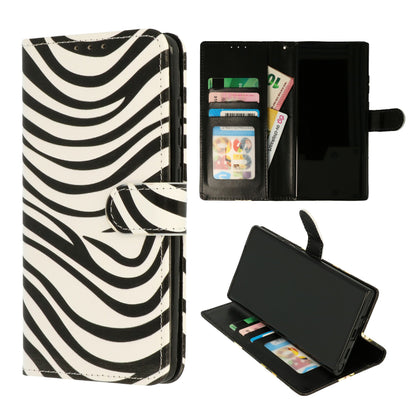 Samsung Galaxy M23 Hoesje - Zebra - Print Bookcase
