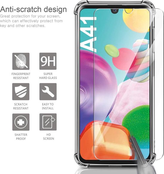 Samsung Galaxy A41 Screen Protector - Tempered Glass - 2 Pieces