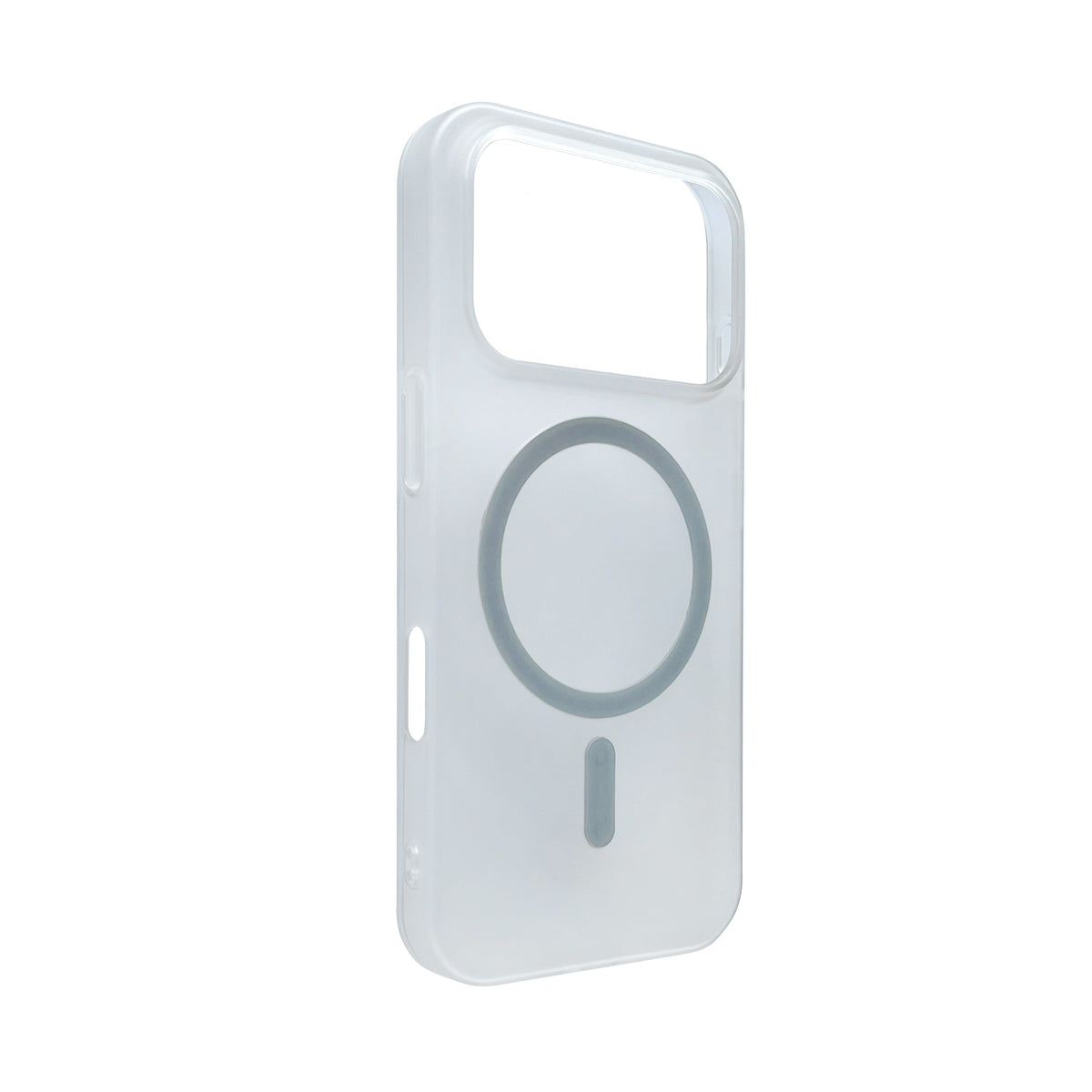 Apple iPhone 18 Pro Hoesje - Grijs - Frosted Matte Hardcase MagSafe Back Cover
