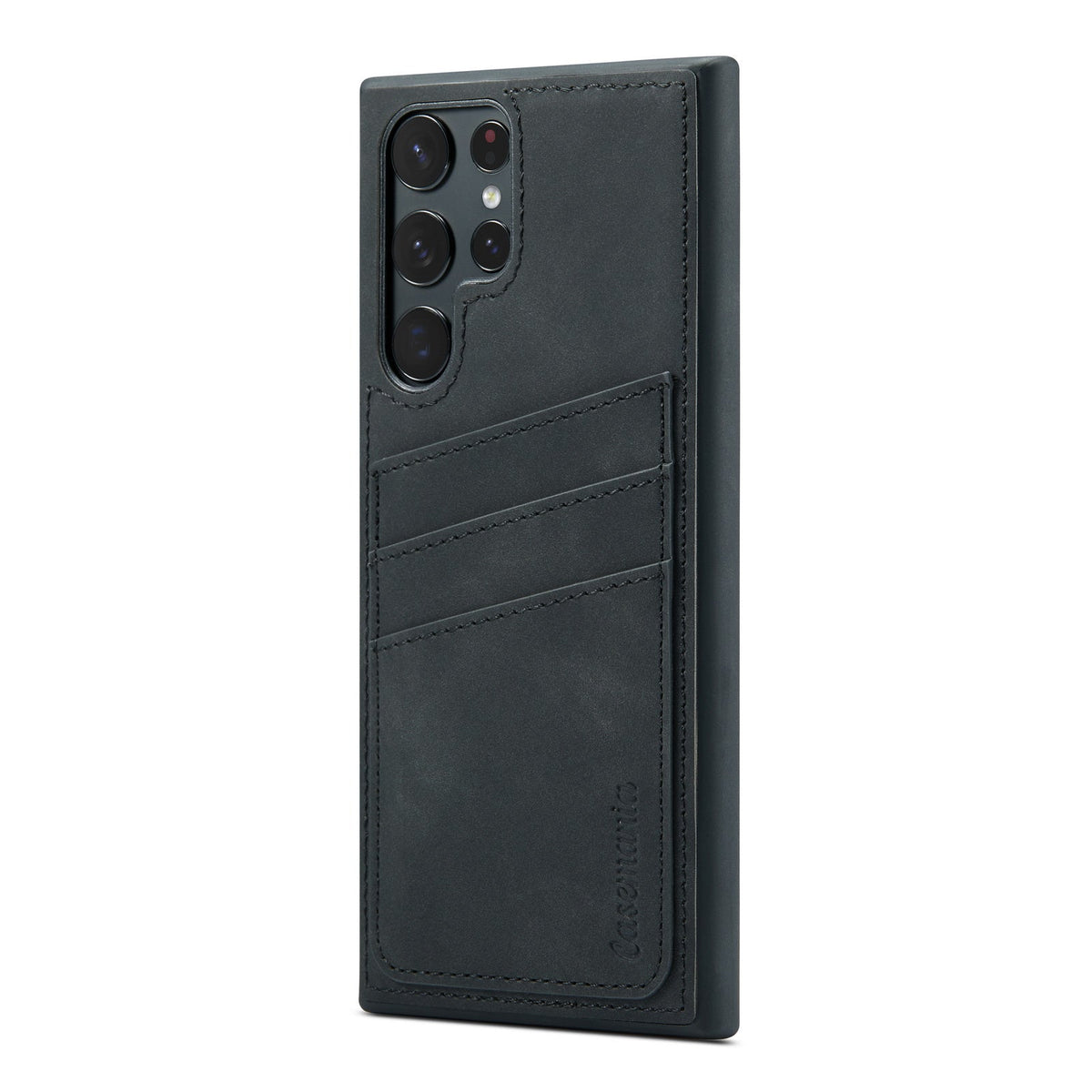 Samsung Galaxy S23 Ultra Case - Charcoal Gray - Back Cover with Card Holder