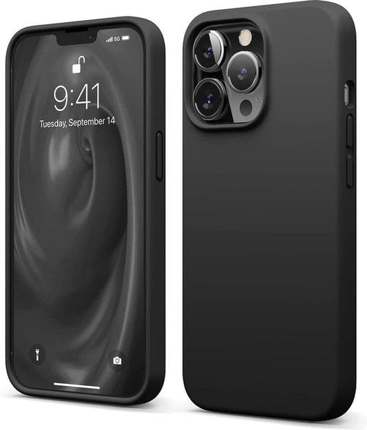 Apple iPhone 13 Pro Max Hülle - Schwarz - Silikon-Backcover