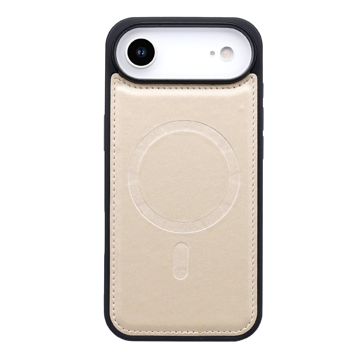 Apple iPhone Air Hülle - Gold - 2-in-1-Velvet-Klapphülle mit Kartenfach