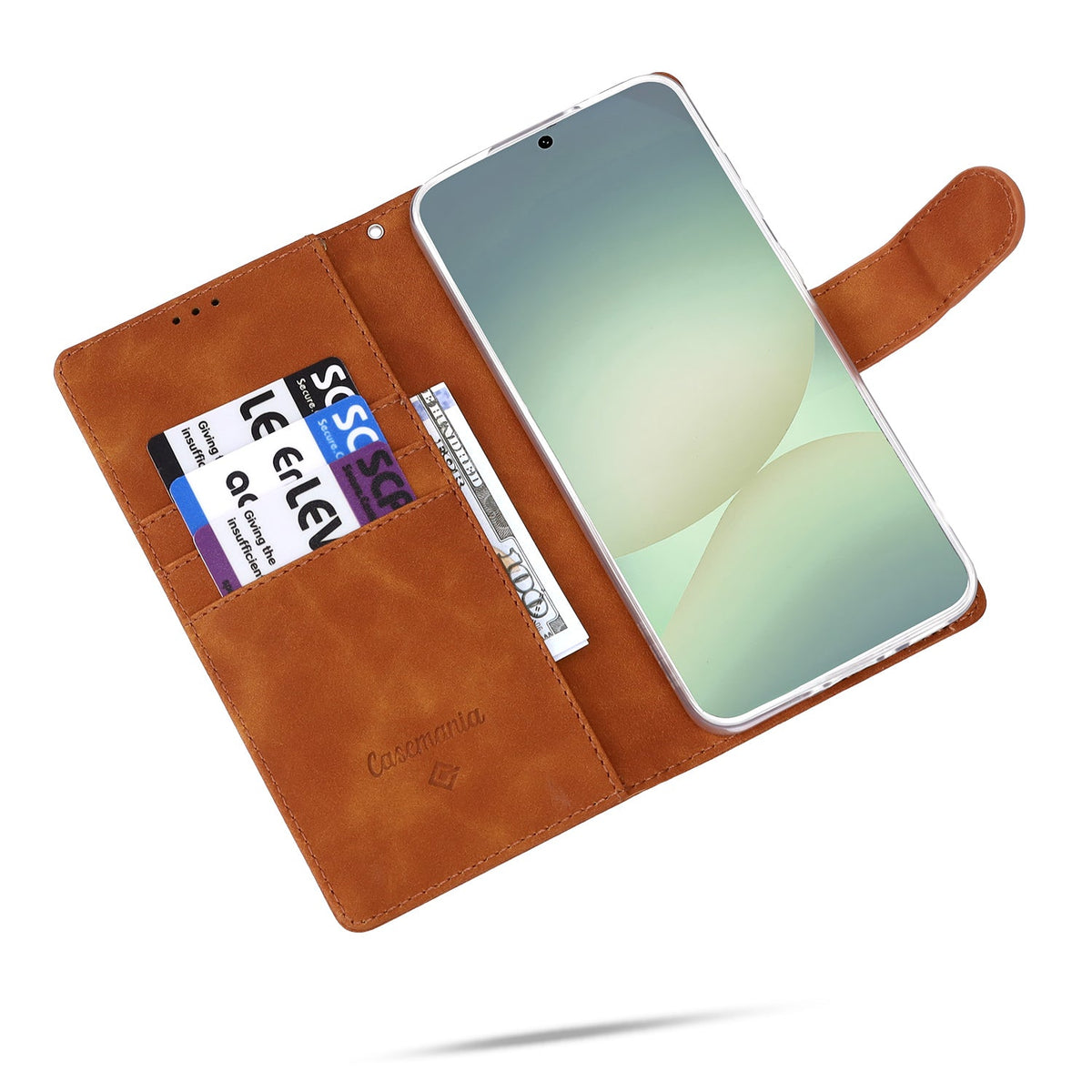 Samsung Galaxy A36 Hoesje - Sienna Brown - Kunstleren Bookcase
