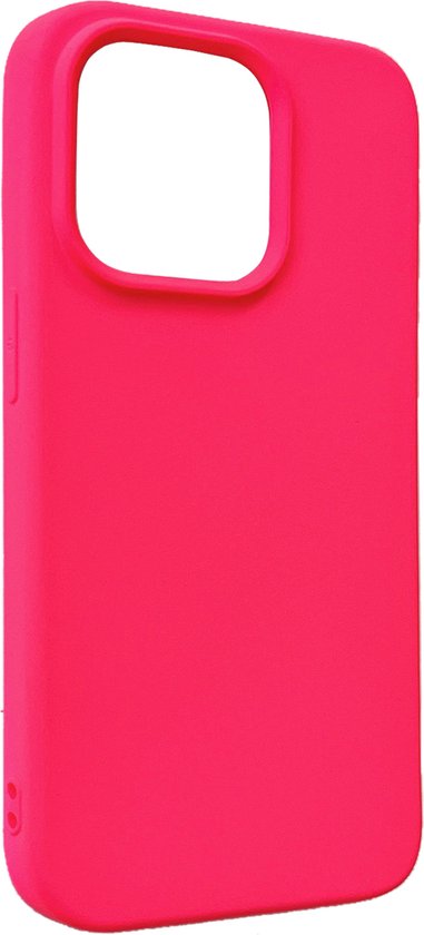 iPhone 14 Pro Hoesje - Neon Roze - Strong Siliconen Back Cover