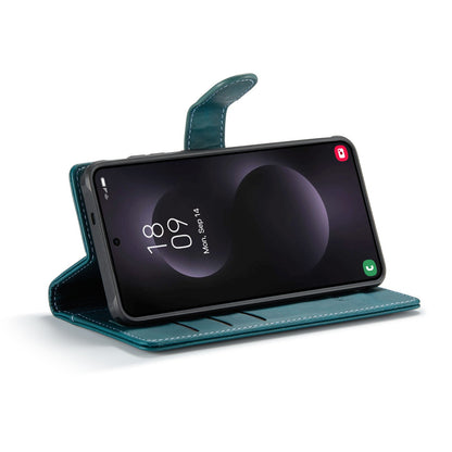 Samsung Galaxy S25 Edge Hoesje - Emerald Green - Luxe 2 in 1 MagSafe Bookcase