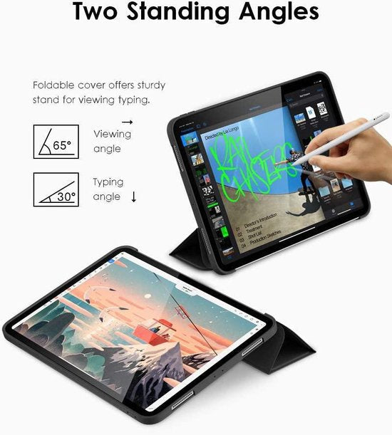 Apple iPad Pro 11 (2020) Tablethoes - Zwart - Smart Cover