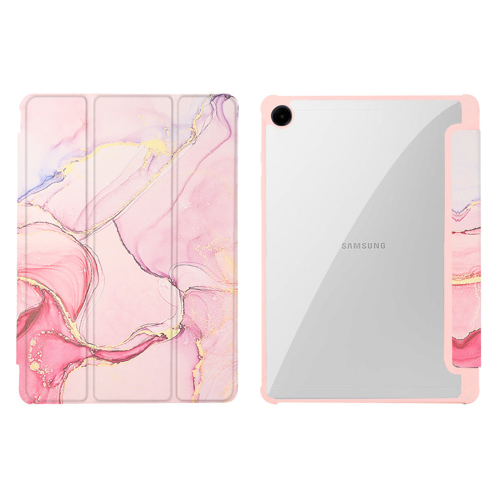 Samsung Galaxy Tab A8 2021 Tablet-Hülle Smart Cover - , Marmor Rosa