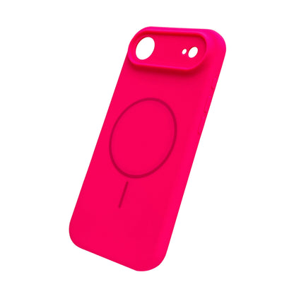 Apple iPhone Air Hoesje - Magenta Roze - Liquid Siliconen MagSafe Back Cover