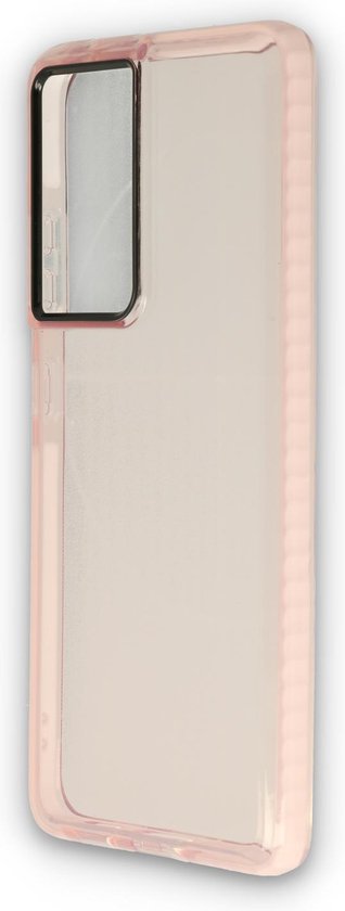 Samsung Galaxy S20 Ultra Hoesje - Roze - Anti-Shock Back Cover