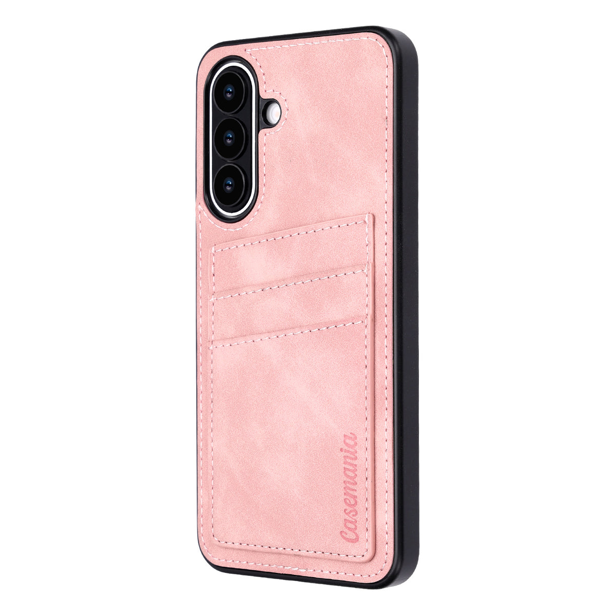 Samsung Galaxy S26 FE Hoesje - Pale Pink - Kunstleren Back Cover met Pasjeshouder